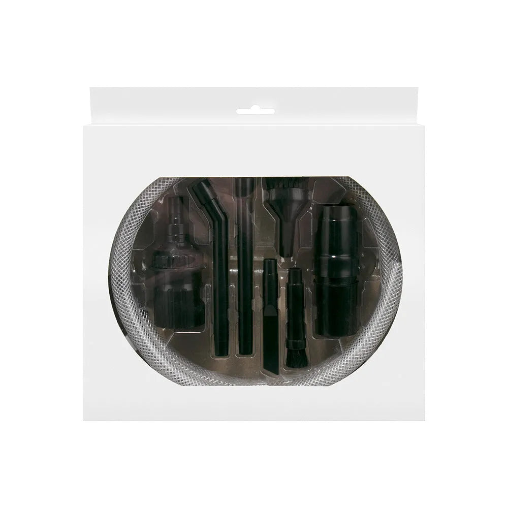 Multifunctional vacuum cleaner small suction head eight-piece set with various cleaning attachments
