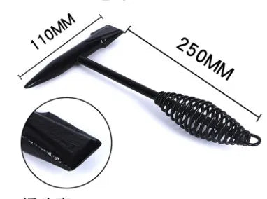 Electric welding slag hammer with spring handle for slag and rust removal