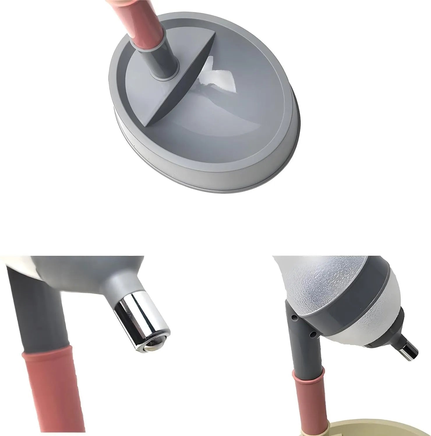 Green adjustable height pet water dispenser with detachable pole and ball-tip drinking nozzle.