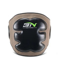 Sanda boxing breast protection target showing waist area protective gear in dark grey colour