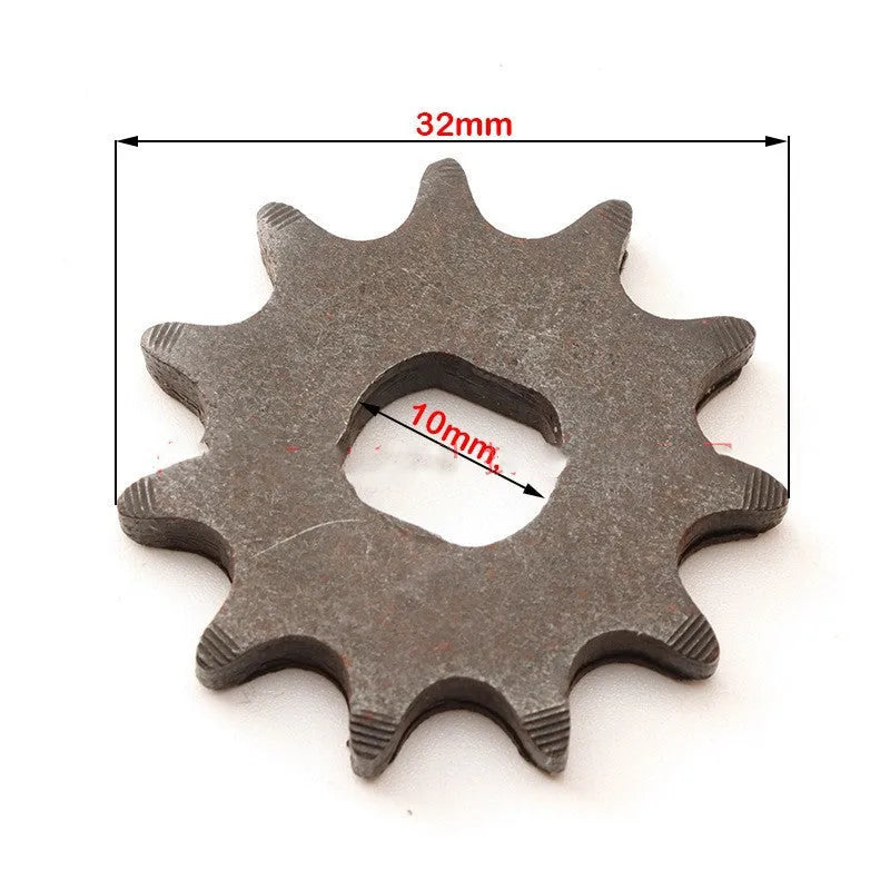 11-tooth cast iron motorcycle reduction gear for 25hT8F chain systems