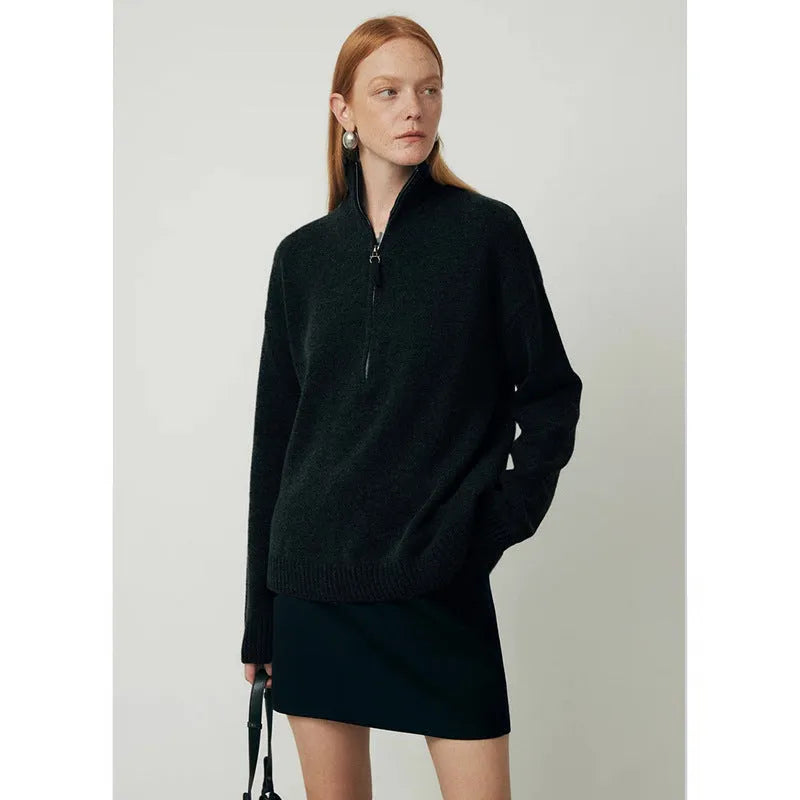 Loose lapels wool bandage dress in black or grey for autumn winter wear