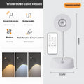 Modern geometric rechargeable wall lamp spotlight with remote control in white or black colour