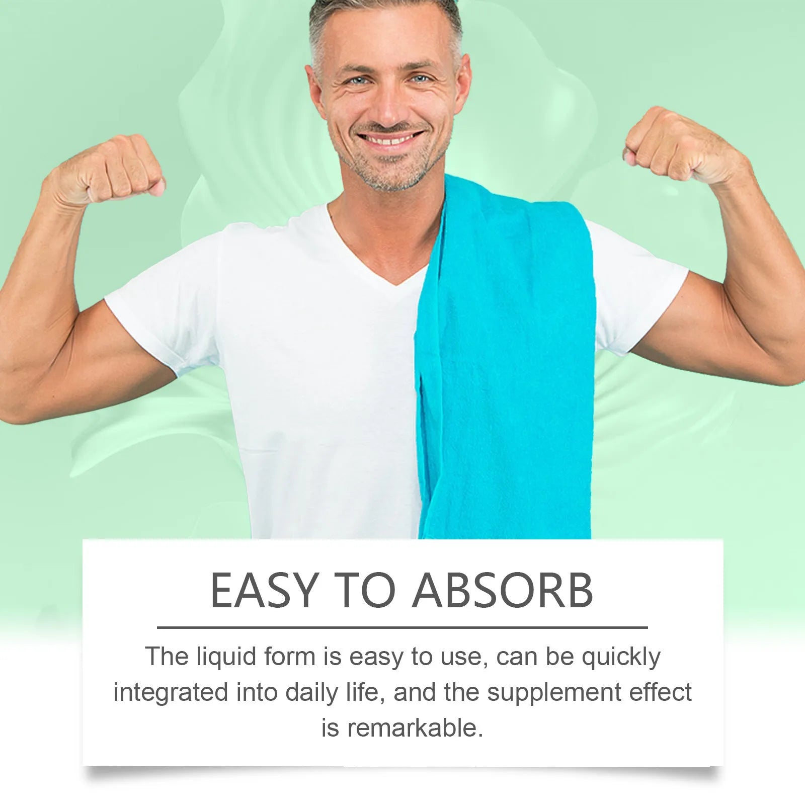 Googeer sea moss liquid drops body treatment 60ml bottle measuring 3.3cm by 3.3cm by 12cm