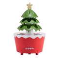 White column-shaped essential oil aroma diffuser with timer and mute operation, 15.2 x 15.2 x 24 cm