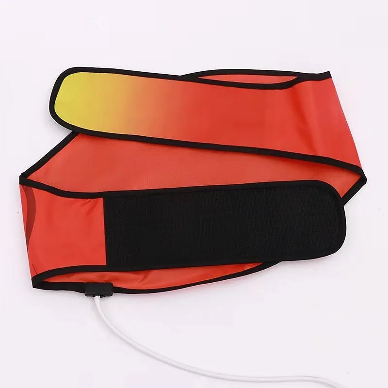 Hot compress and massage waist support belt for adult fitness and yoga.