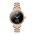 AK38 smart watch for women with stainless steel strap and 1.09-inch colour screen