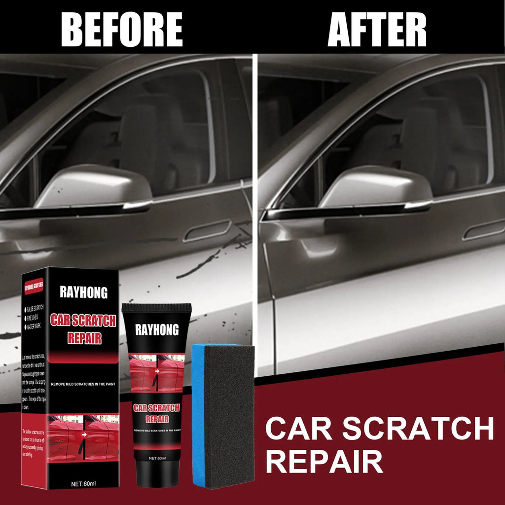 60ml car scratch repair wax with applicator for paint surface maintenance