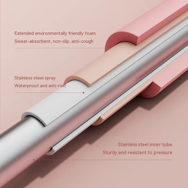 Children's adjustable posture correction stick in pink colour with TPE and PP construction