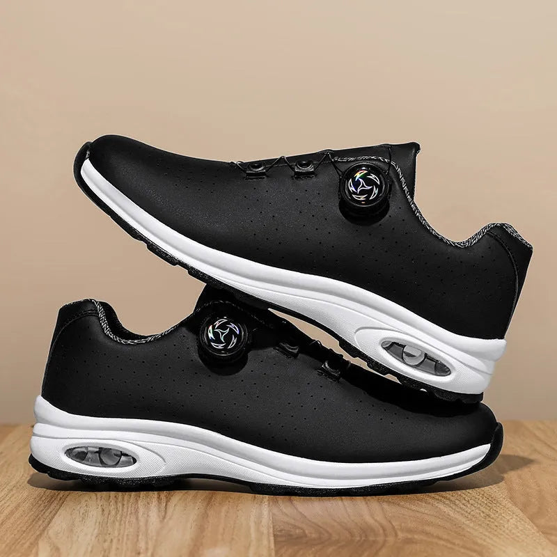 Low top mesh casual shoes with cross shoulder straps and composite sole in black or white