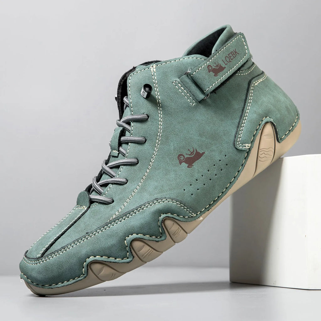Men's high-top octopus Martin boots with rubber sole in multiple colour options