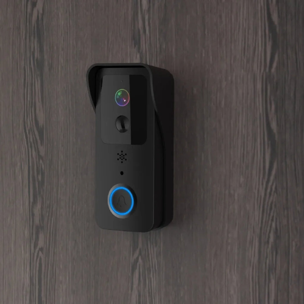 Waterproof smart visual doorbell with HD camera and remote intercom functionality
