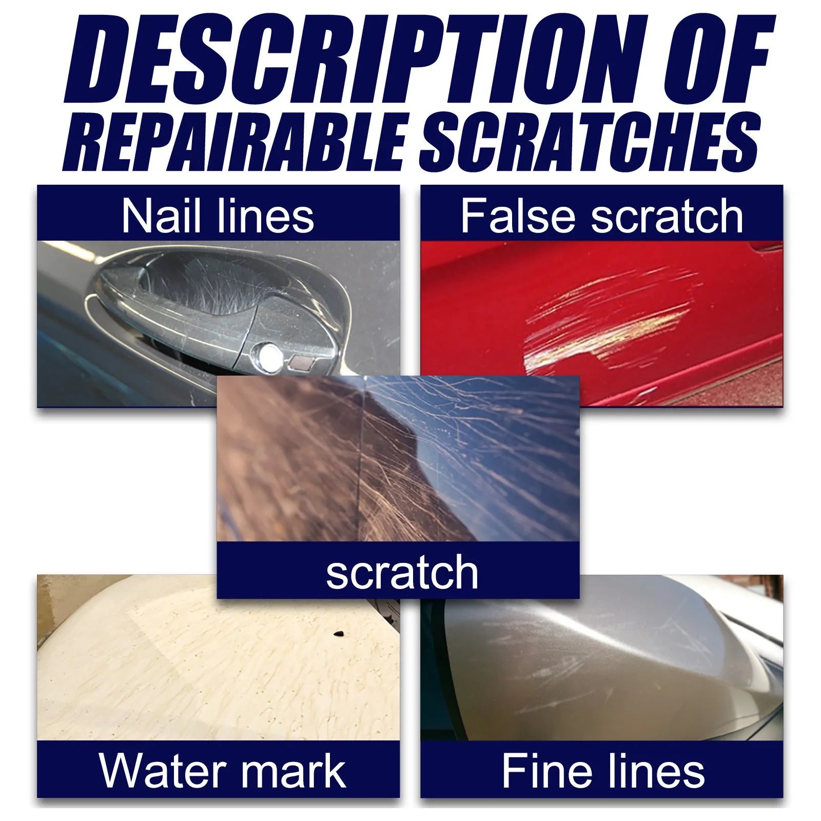 Car scratch repair spray canister for paint surface scratch removal and renovation