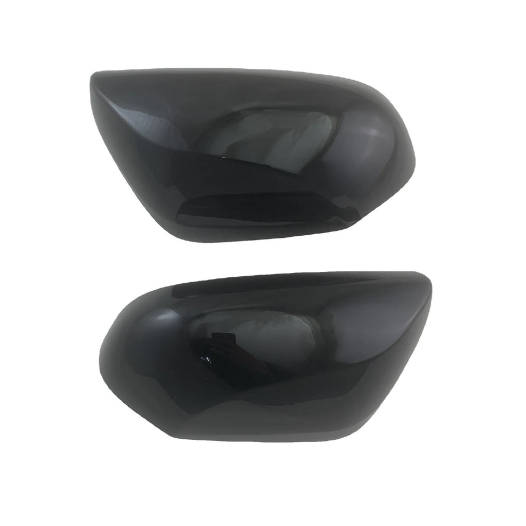 Bright black ABS rear view mirror cover for Toyota Avalon Camry CHR 2016-2020 pair