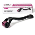 540 titanium microneedle derma roller with adjustable sizes from 0.2mm to 1.0mm in black and purple