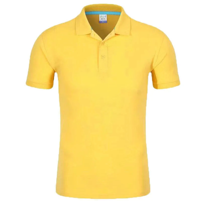 Mens lapel short sleeve combed cotton shirt in white with side slit detail, casual style
