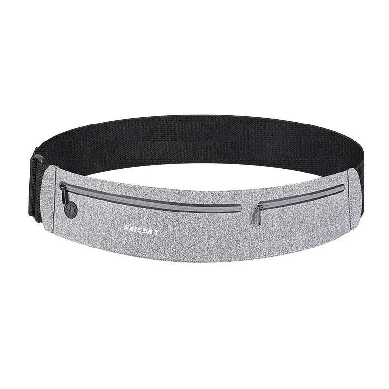 Waterproof 8-inch waist bag for outdoor sports in camouflage crocodile colour with chinlon Lycra construction