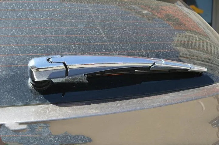 Hyundai rear window wiper cover trim set in silvery ABS plastic for 2010 models