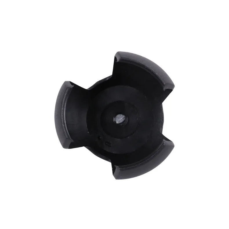 Black aluminium golf ball picking device with clip attachment, 60g weight
