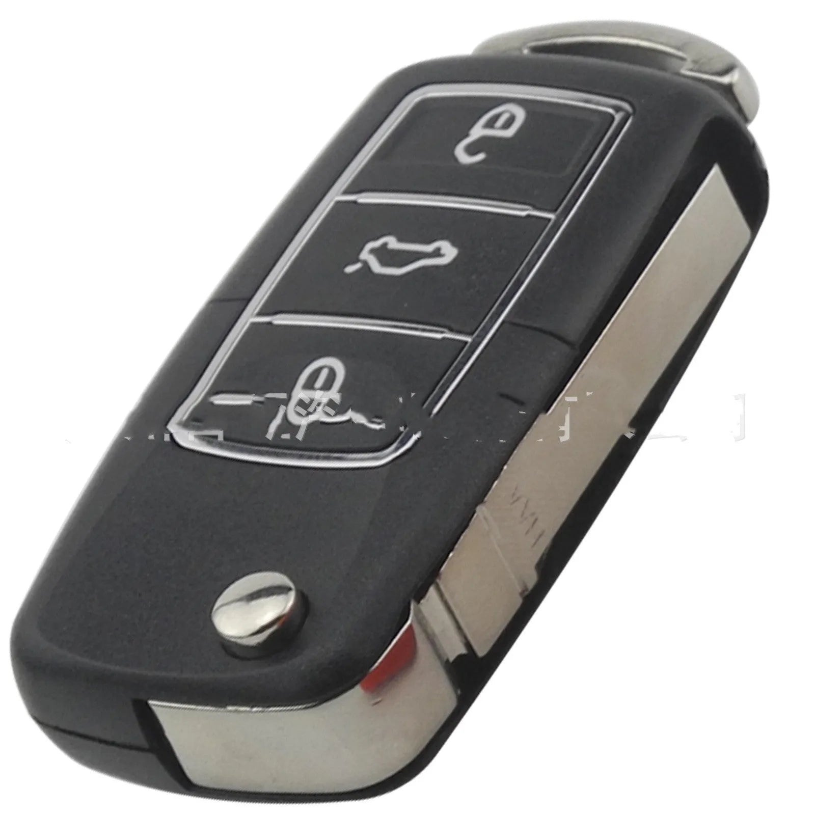 Volkswagen car key shell replacement case for Jetta Golf 3-button remote in five colour options