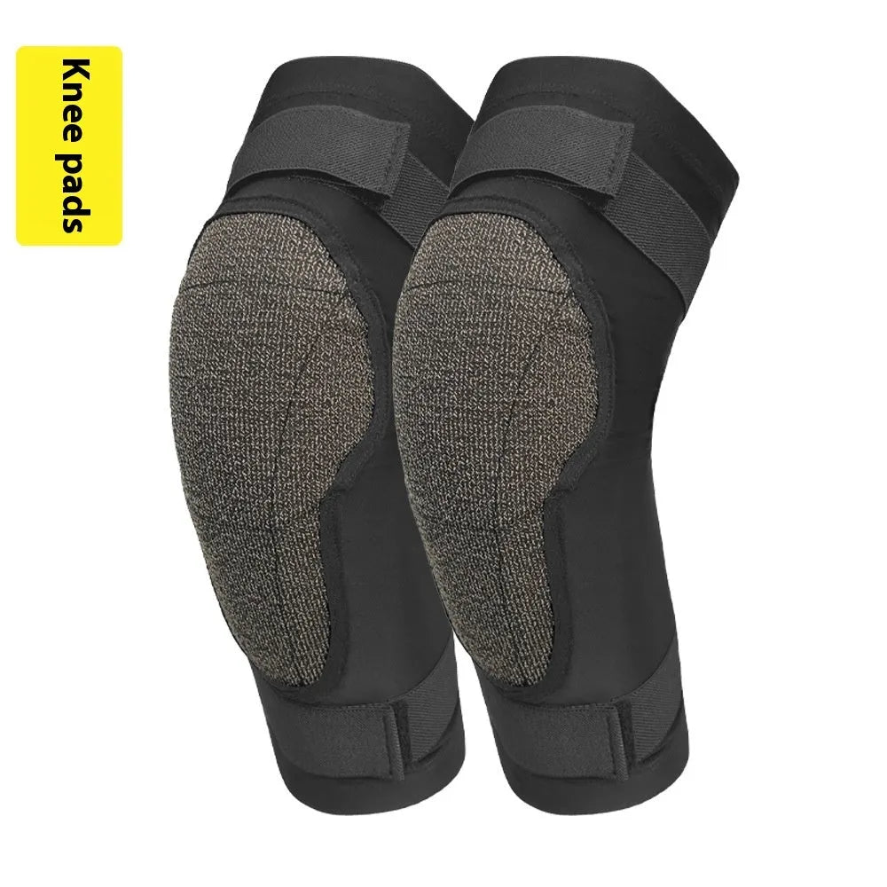 X-ray diffraction ski protective gear showing hip pads and knee pads for anti-fall protection during sports
