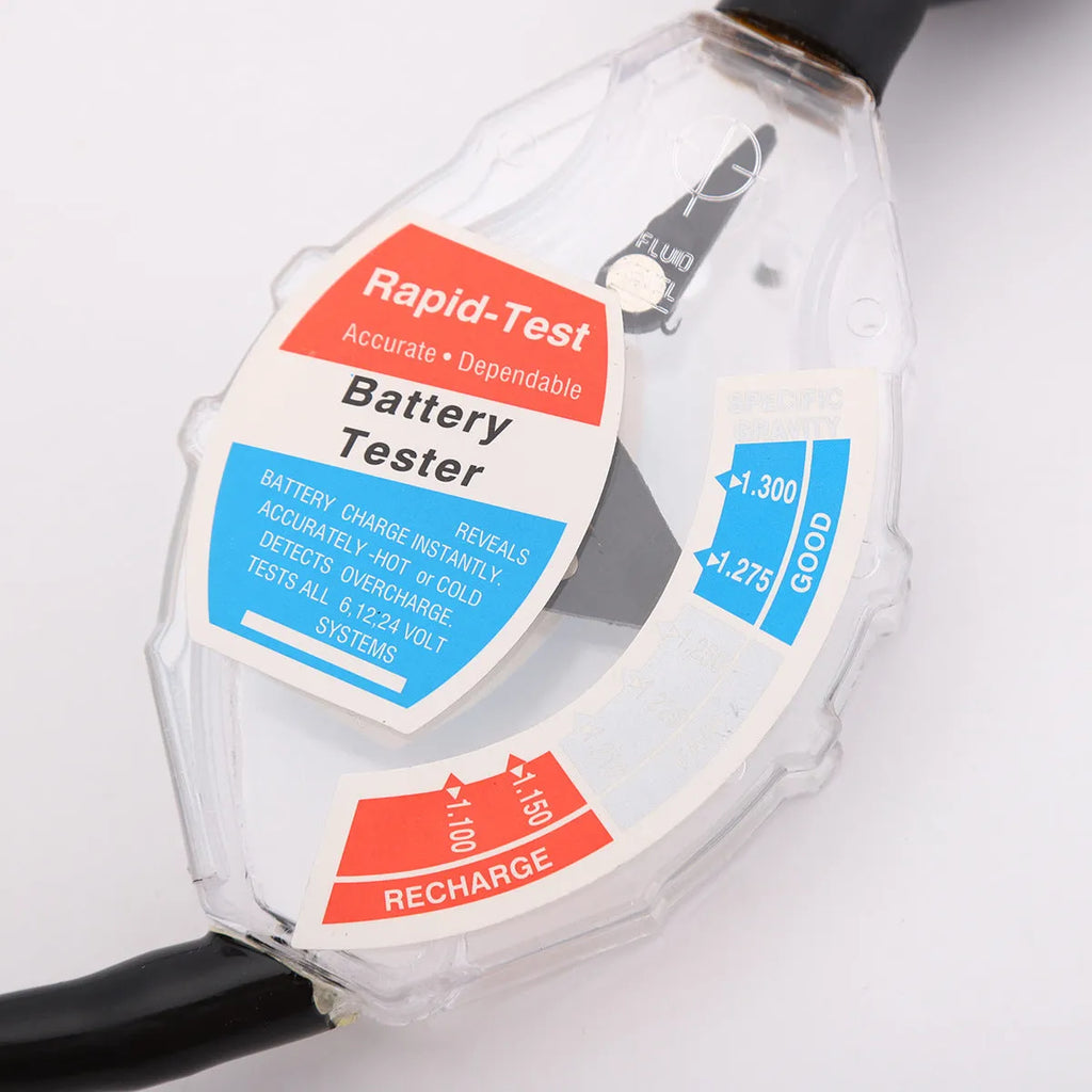 ABS suction electrolyte hydrometer for lead-acid battery testing with measurement scale