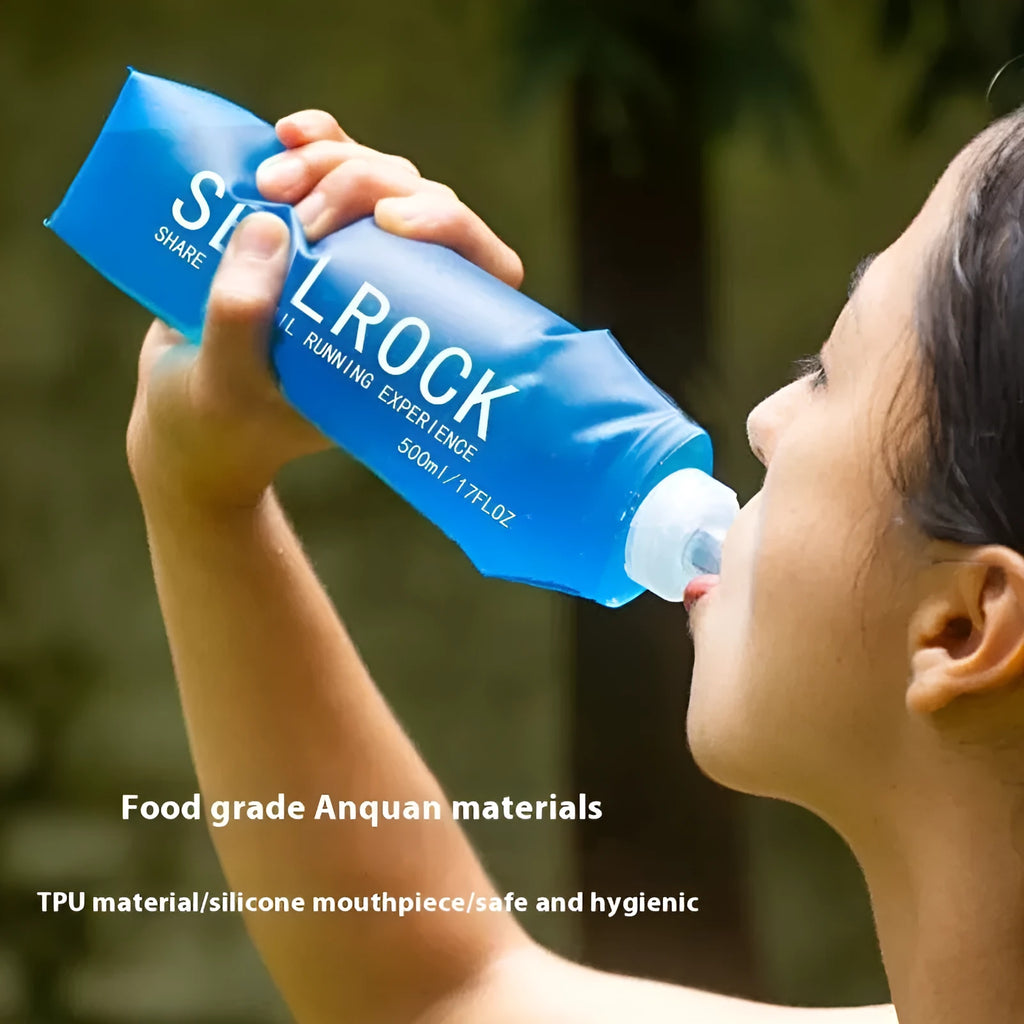 Off-road rough portable plastic hydration straw with suction tube for climbing and biking