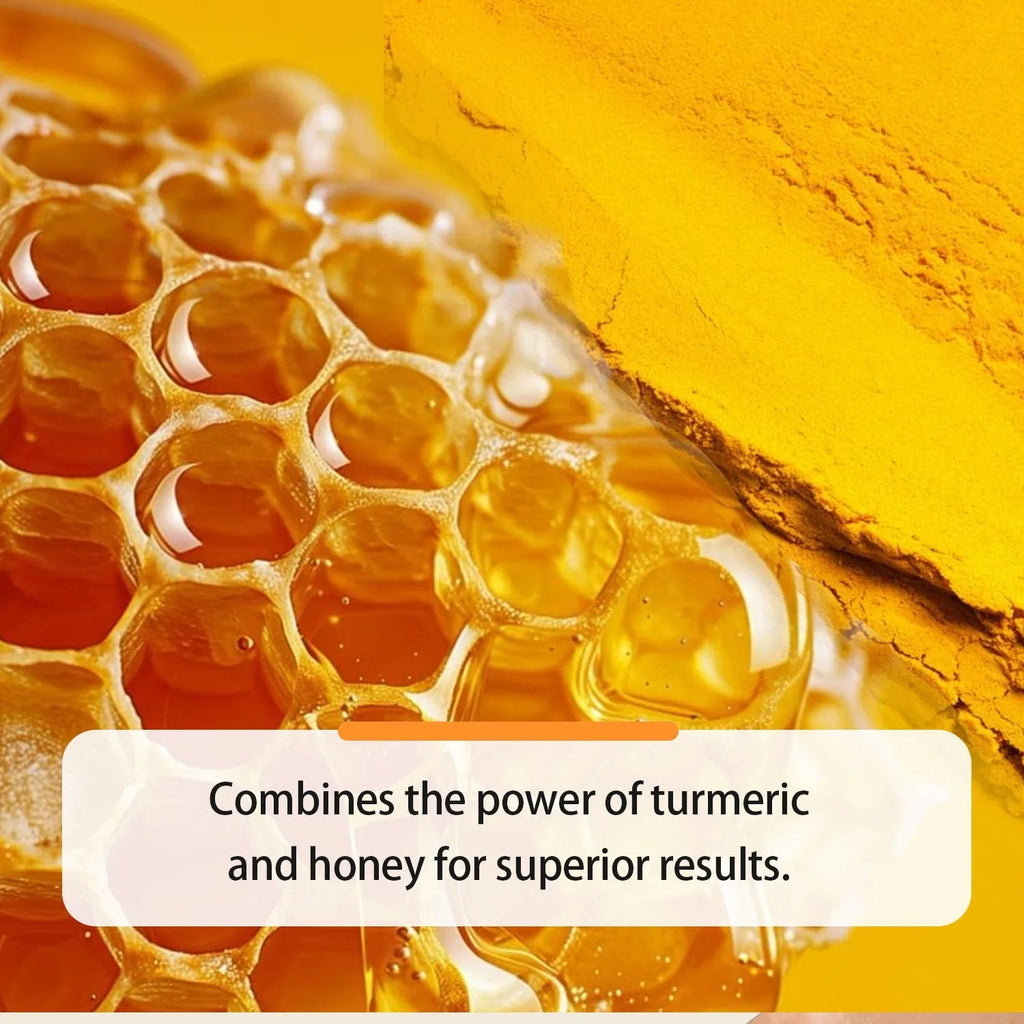 30ml turmeric honey essential oil in amber glass bottle with dropper for facial beauty applications