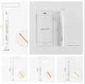 Two-colour hand account pen for students with 0.5mm stereo double line tip and plastic body