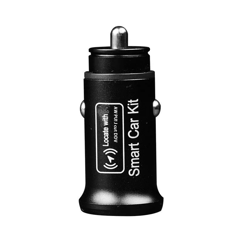 Black car charger GPS locator device for vehicle tracking with ABS plastic construction