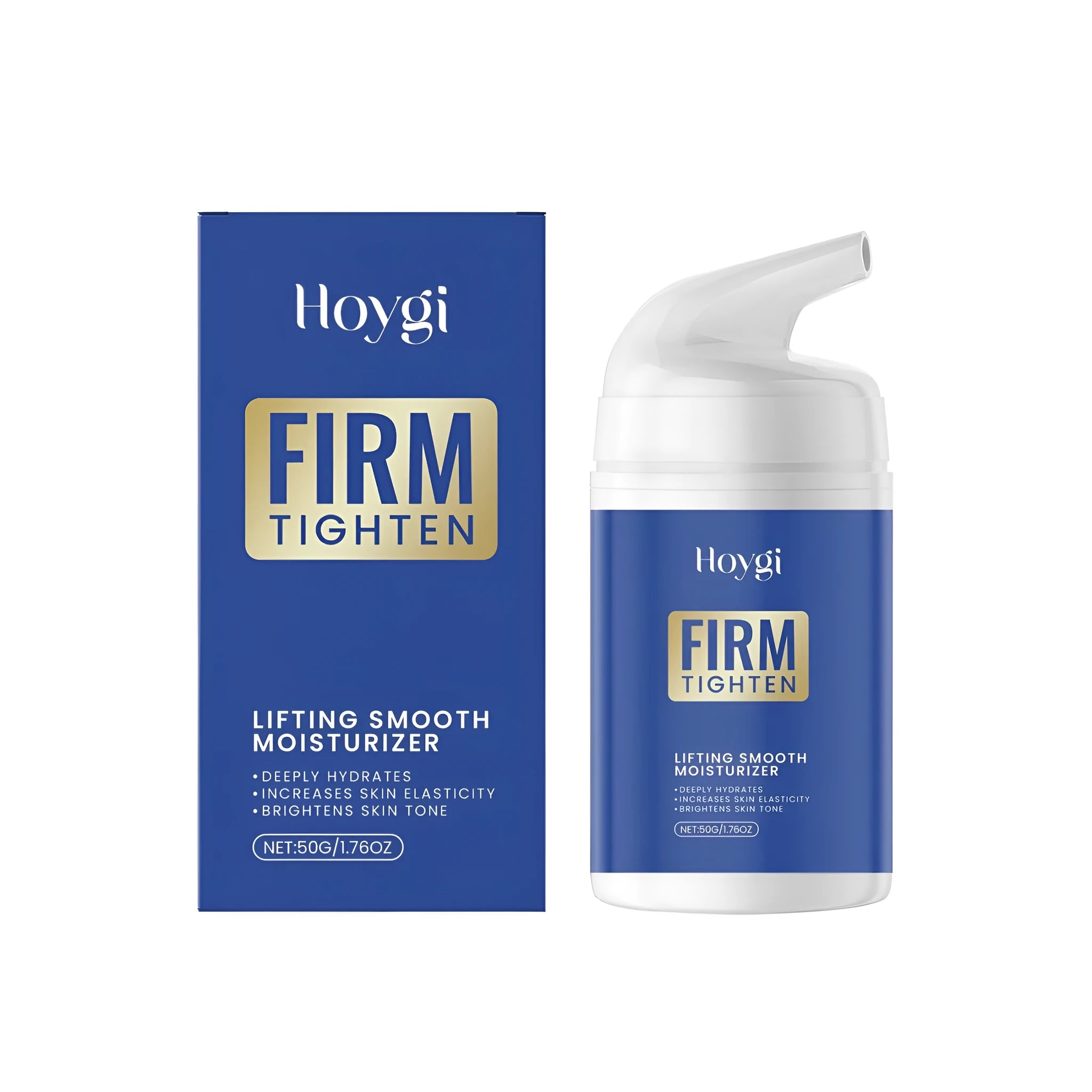 50g container of lifting smooth moisturising cream with hyaluronic acid and vitamin E