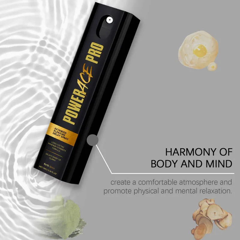 Men's 10ml body moisturising external care spray bottle measuring 2.6cm by 2.6cm by 9.3cm