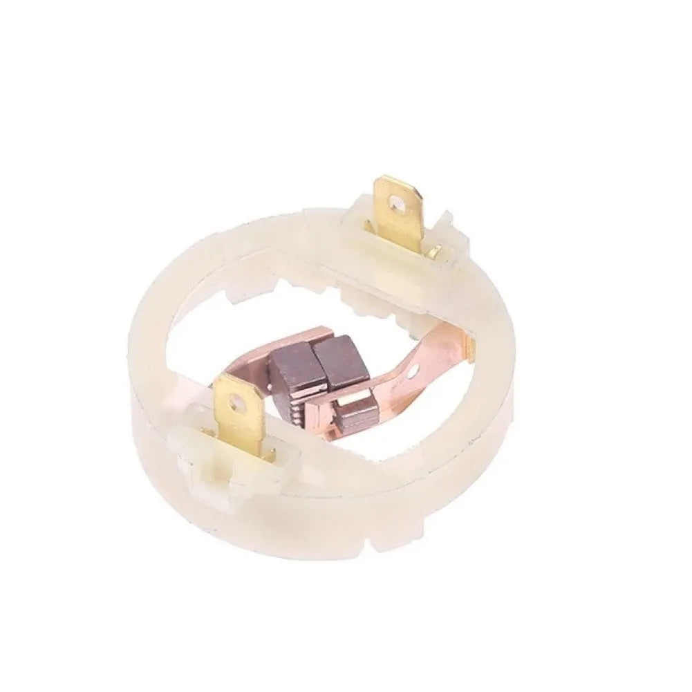 895 series DC motor carbon brush holder end cover repair part made of metal and graphite.