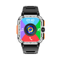 Student smart watch with TFT screen and heart rate monitoring, black version on wrist