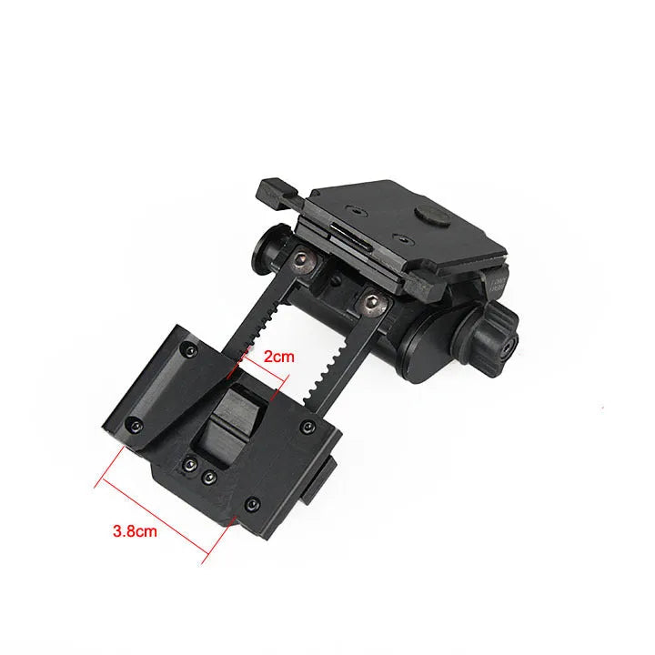 Metal alloy L4 G24 NVG fast helmet mount OPS breakaway base in dark earth colour