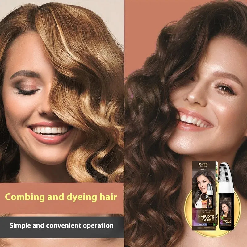 200ml bottle of permanent hair colour cream in brown, dark brown or wine red shade