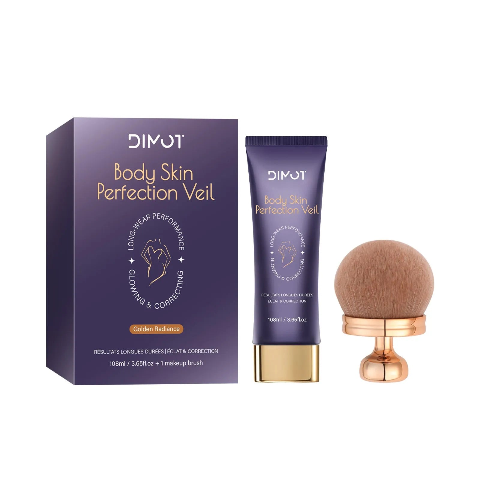 108ml waterproof body concealer cream with brush for tattoo and birthmark coverage in four colour options