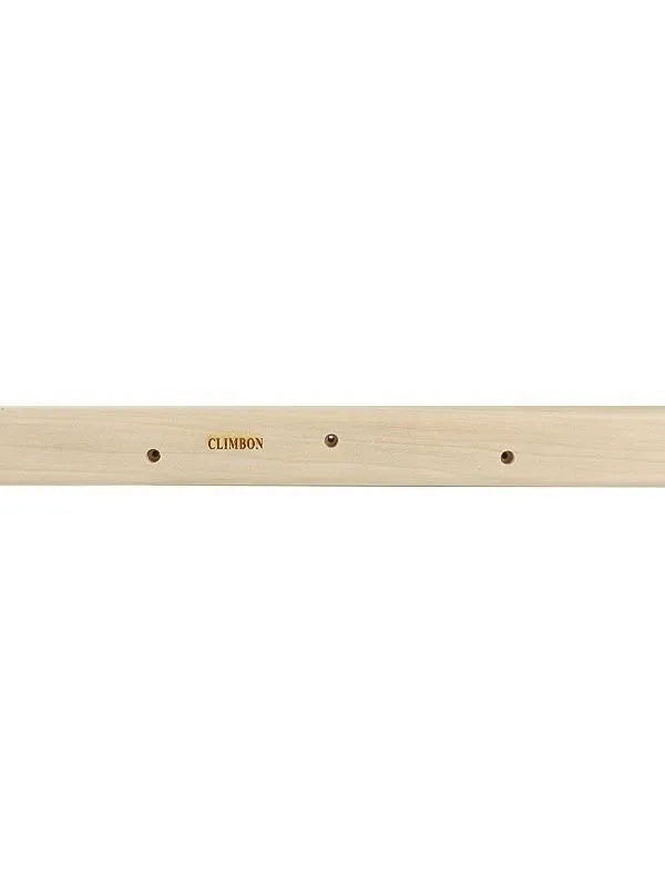 Three wooden fingerboards for grip strength training in 12cm, 40cm and 50cm lengths