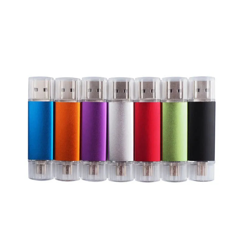 Caike aluminium alloy USB 2.0 flash drive in silver with USB connector visible