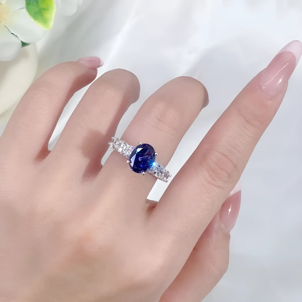 Heart-shaped sterling silver women's ring with a faceted ice flower cut zircon stone in a tan sang colour.