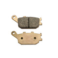 Set of black sintered rear brake pads for Honda CBR954RR and CBR929RR motorcycles