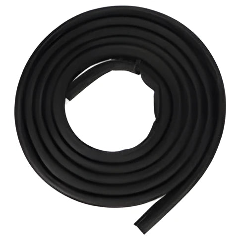 Black rubber sliding door seal for Toyota Hiace high roof vans, 5 metre length