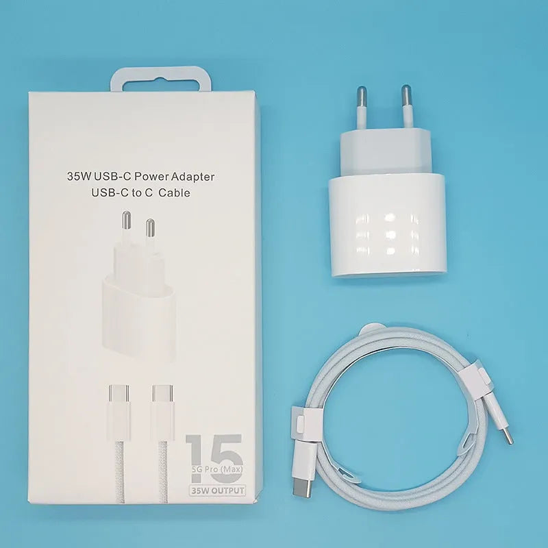 PD20W mobile phone charger with USB port for American and European voltage standards
