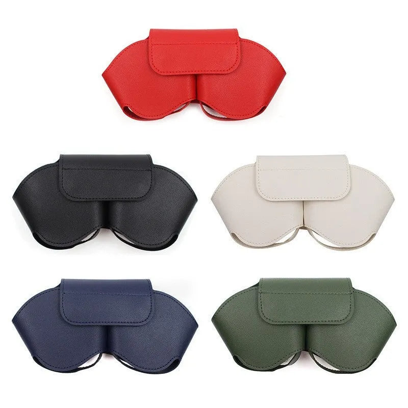 AirPods Max protective case in PU leather with sewn edges, showing colour options
