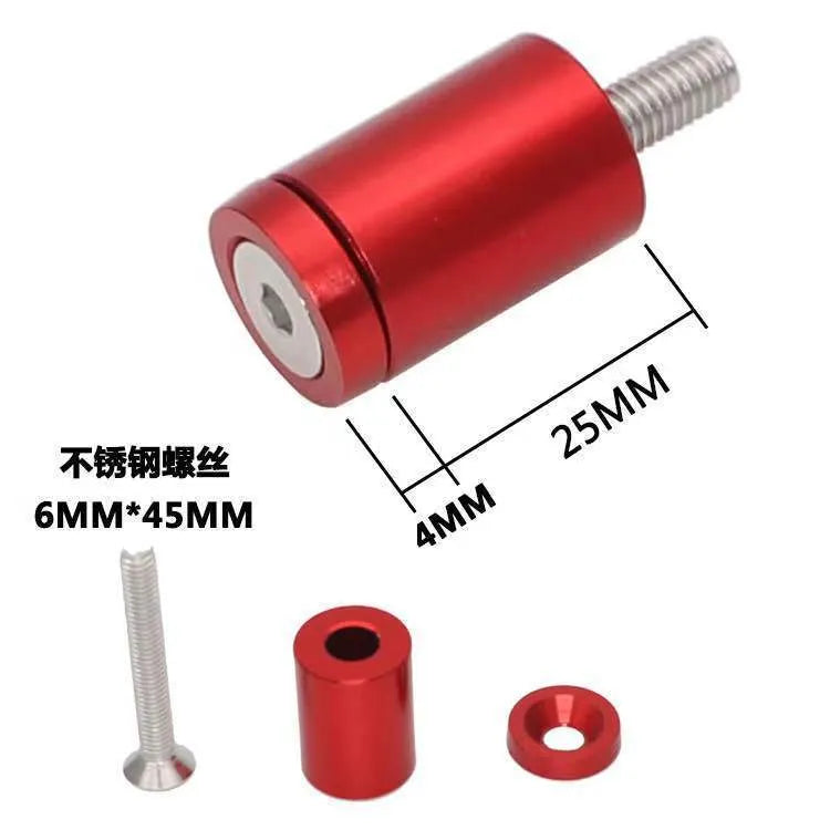 Aluminium alloy machine cover pad height sheet pack with hardware for car modification in red, blue or black