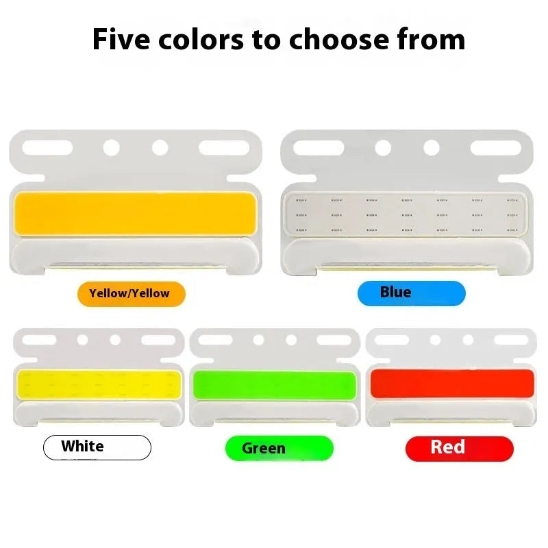 12V 24V waterproof aluminium alloy LED ground tire light for trucks in five colour options