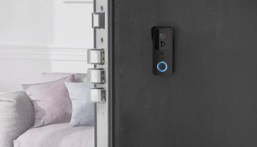 Waterproof smart visual doorbell with HD camera and remote intercom functionality