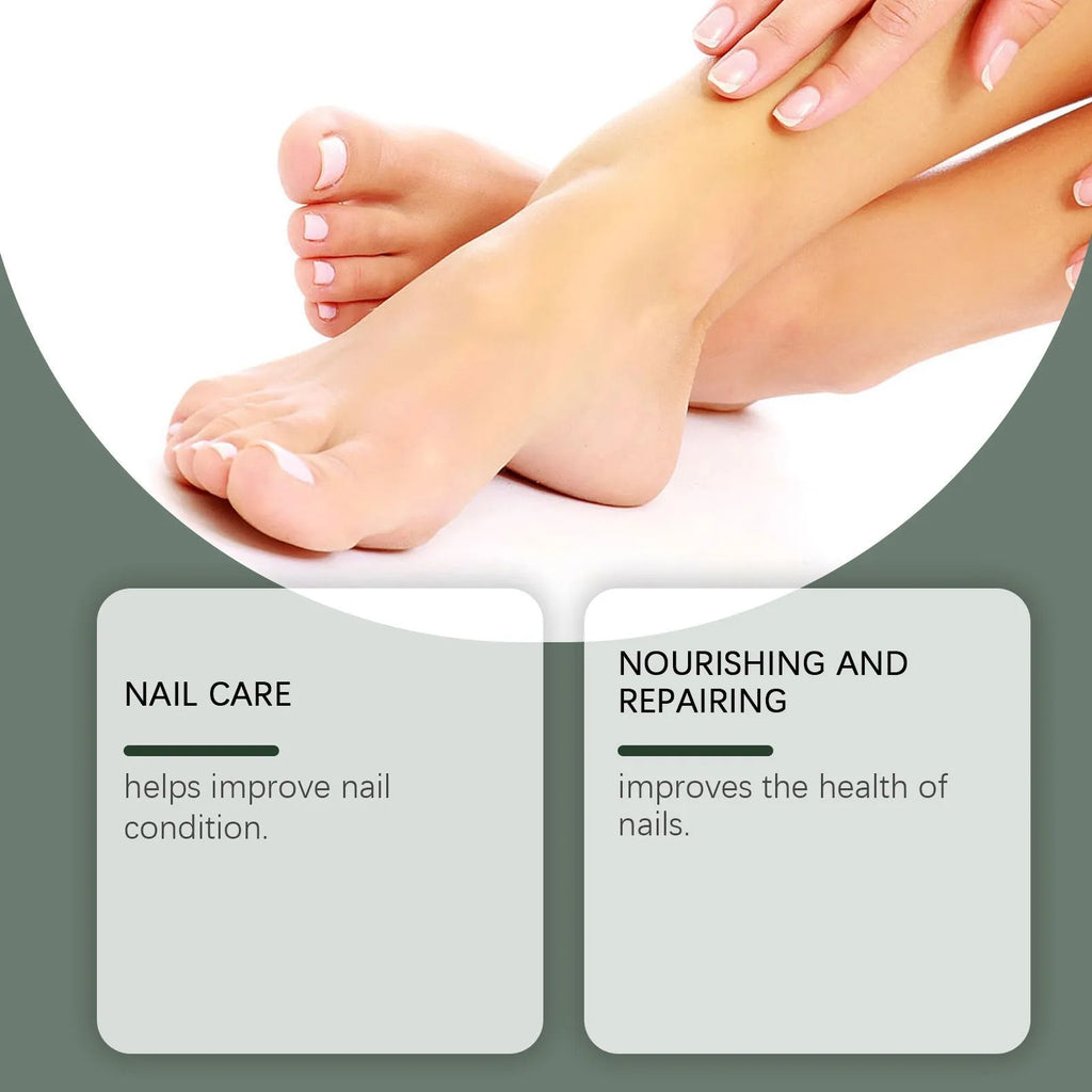 30ml bottle of mild nail care solution for daily brightening and nourishment
