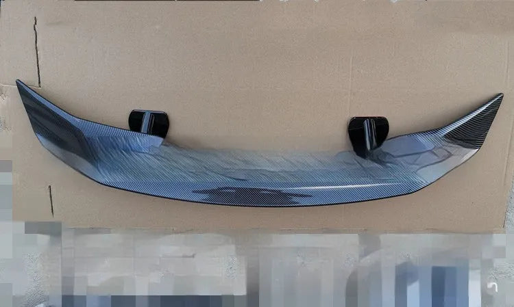 Universal punch-free ABS plastic car spoiler for vehicle modification in multiple finish options