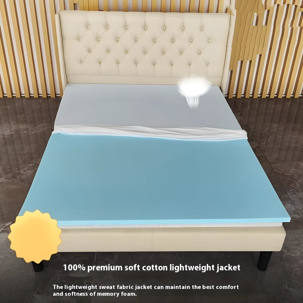 Gel memory cotton thin tatami mat with artificial latex in 2cm thickness on floor